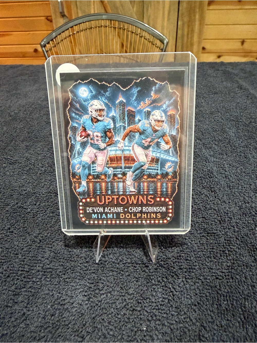 Miami Dolphins Custom Uptowns Football Card - Devon Achane & Chop Robinson